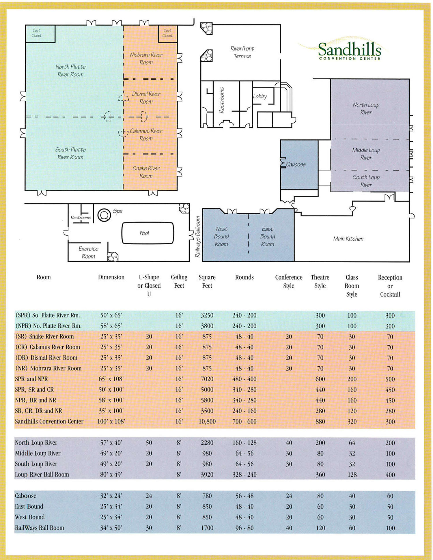 convention center floor plan